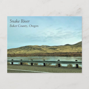 Slangrivier, Baker County, Oregon Briefkaart