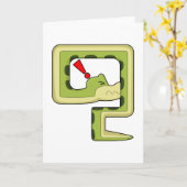 Slangspel Kaart (Gele Bloem)