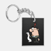 Slank accountant sleutelhanger (Voorkant Links)