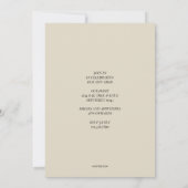 Slank Afstudeerder Afstuderen Aankondiging (Achterkant)