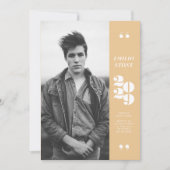 Slank Afstudeerder Afstuderen Aankondiging (Voorkant)