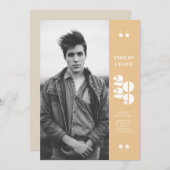 Slank Afstudeerder Afstuderen Aankondiging (Voorkant / Achterkant)