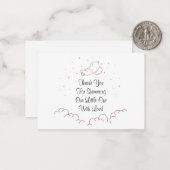 Slank Baby op cloud dankzij uw kaart Notitiekaartje (Voorkant / Achterkant in situ)