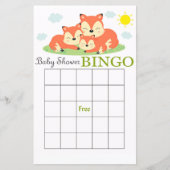 Slank baby shower bingo (Voorkant)