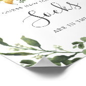 Slank Baby shower raad hoeveel sockets er zijn Poster (Hoek)