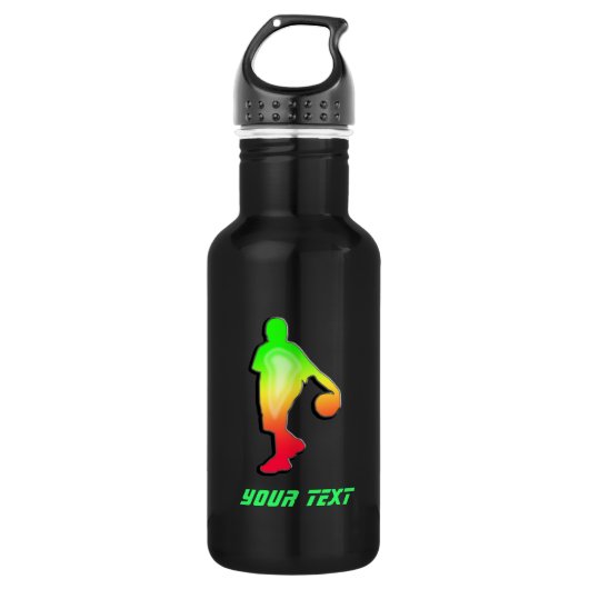 Slank Basketball Waterfles (Voorkant)