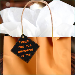 Slank Black Modern Tech Afstuderen Bedankjes Labels