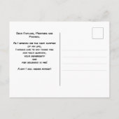 Slank Black Modern Tech Afstuderen Briefkaart (Achterkant)