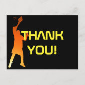 Slank Black Modern Tech Afstuderen Briefkaart (Voorkant)