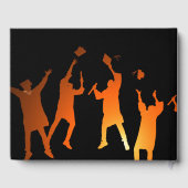 Slank Black Modern Tech Afstuderen Gastenboek (Achterkant)