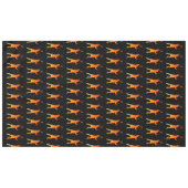 Slank Black Modern Tech Afstuderen Tafelkleed (Voorkant (Horizontaal))