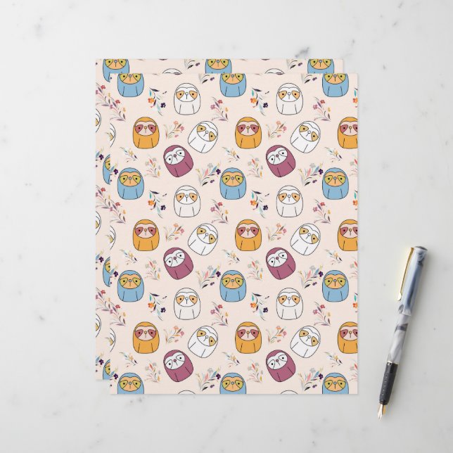 Slank Briefhoofd (Voorkant / Achterkant in situ)