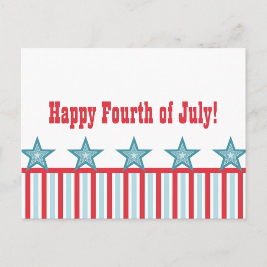 Slank Briefkaart met strips (Voorkant)