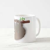 Slank bruin glanzend op een boomtak koffiemok (Voorkant rechts)