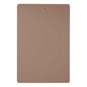 Slank bruin mini klembord voor professionals (Achterkant)