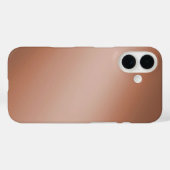 Slank bruin Ombre – iPhone 16 Hoesje (Achterkant (horizontaal))