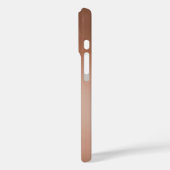 Slank bruin Ombre – iPhone 16 Hoesje (Achterkant / Links)