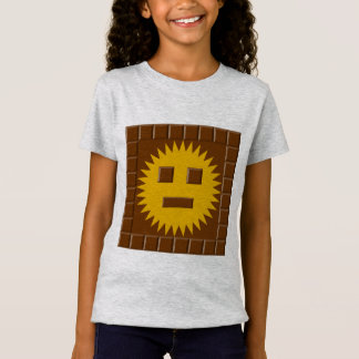 Slank bruine slanke T-shirt SOLEIL CHOCOLAT