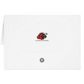 Slank Bulldog Puppy kerstkaart (Achterkant Horizontaal)