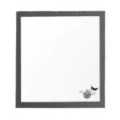 Slank Cartoon Music Note Notitieblok (Voorkant)