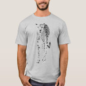 Slank Cheetah, vooraan | Afrikaanse wilde dieren T-shirt (Voorkant)