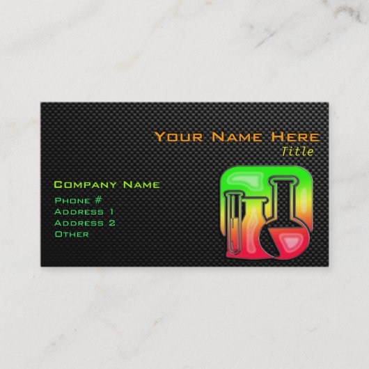 Slank chemie visitekaartje (Voorkant)