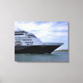 Slank cruiseschip canvas afdruk (Voorkant)