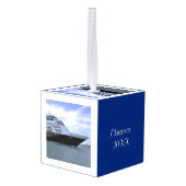 Slank cruiseschip met persoonlijke aanduiding ornament (Achter hoekig)