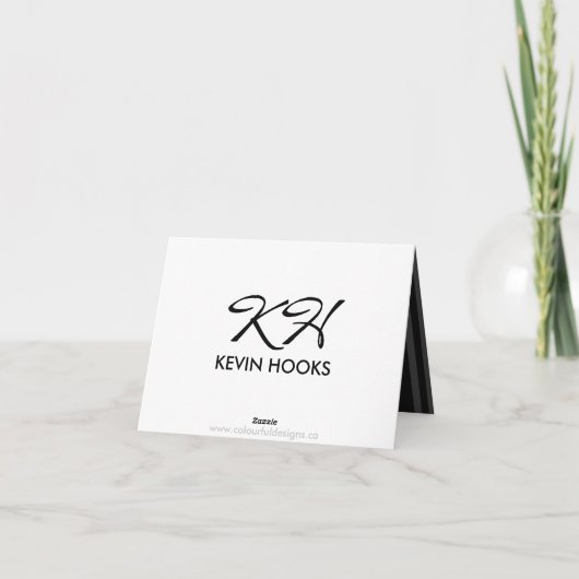 Slank draagtaart bedankkaart (Achterkant)