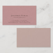 Slank, eenvoudig, modern, elegant luxe visitekaartje (Voorkant / Achterkant)