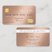 Slank, eenvoudig te combineren, Roos voor het sche Visitekaartje (Voorkant / Achterkant)