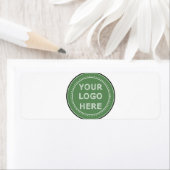 Slank, eigentijds, gepolijst en aanpasbaar. etiket (Insitu)