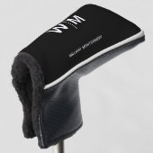 Slank, eigentijds, gepolijst en aanpasbaar. golfheadcover (3/4 voorkant)