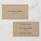 Slank elegant, professioneel, modern visitekaartje (Voorkant / Achterkant)