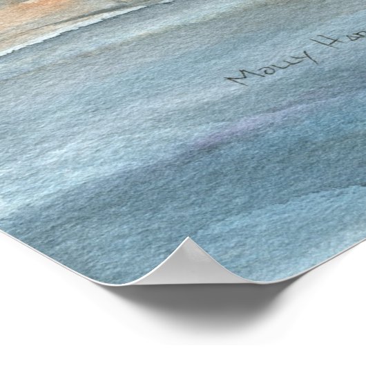 Slank en draak Poster afdrukken (Hoek)