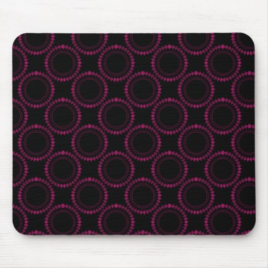 Slank en gepolijst Mousepad, Magenta Muismat (Voorkant)
