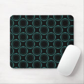 Slank en gepolijst Mousepad, Turquoise Muismat (Met muis)