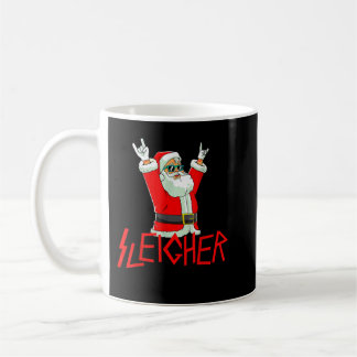 Slank en grappig kerstfeest, zeer metalen Mannen Koffiemok