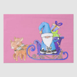 Slank en helderheid, unieke kleurenkerststijl tissuepapier