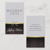 Slank en modern Barber Visitekaartje (Voorkant / Achterkant)