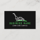 Slank en modern tuinonderhoud visitekaartje (Voorkant)