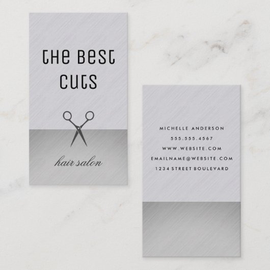 Slank en modern visitekaartje (Voorkant / Achterkant)