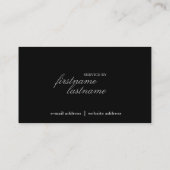 Slank en modern Visitekaartje (Achterkant)