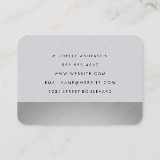 Slank en modern visitekaartje (Achterkant)