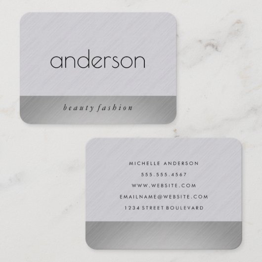 Slank en modern visitekaartje (Voorkant / Achterkant)