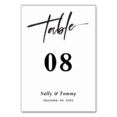 Slank en stijlvol: het ultieme moderne huwelijk kaart (Achterkant)