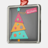 Slank felle kerstboomkunst moderne kunstboten metalen ornament (Links)