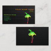 Slank Flamingo Visitekaartje (Voorkant / Achterkant)