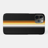 Slank Gay Beer Pride Flag Ribbon op zwart Case-Mate iPhone Case (Achterkant (horizontaal))