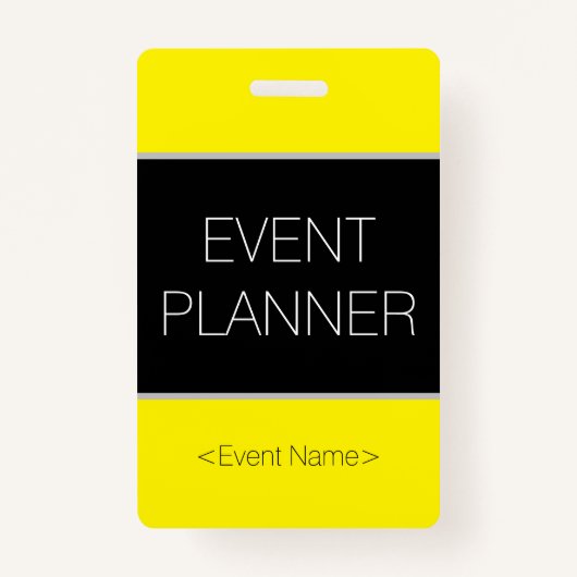 Slank "GEBEURTENISPLANNER"-badge Badge (Voorkant)